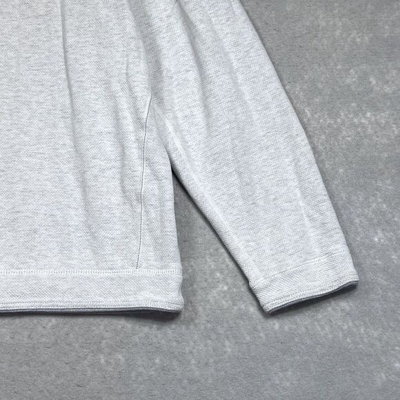 Tommy Bahama Sweatshirt Mens X-Large Beige/Gray Reversible Half Zip Pullover - Picture 5 of 13
